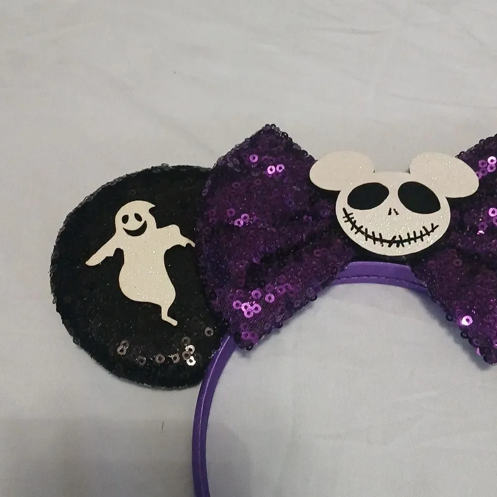 Mouse Ears Headband Sequin Mouse Ears for Women Girls Princess NEW comes in bag